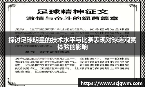 探讨足球明星的技术水平与比赛表现对球迷观赏体验的影响